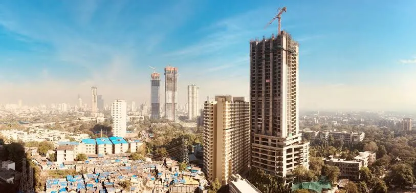 Heritage mixed with modern skyline of South Mumbai